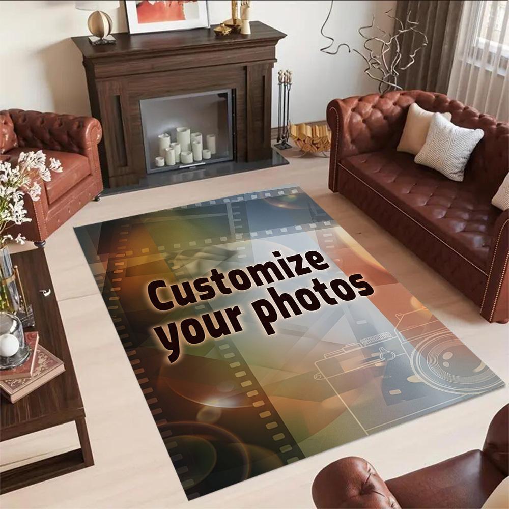 Customize Photo Customizable photos Floor Mat Perfect for Bedrooms Foyer Kitchen Balcony Antislip Carpet Office home decor Birthday/Christmas Gift
