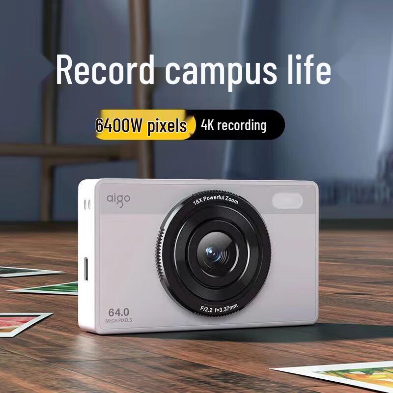 Aigo E6 Dual-Lens Kids' Digital Vlog Camera (CN version)