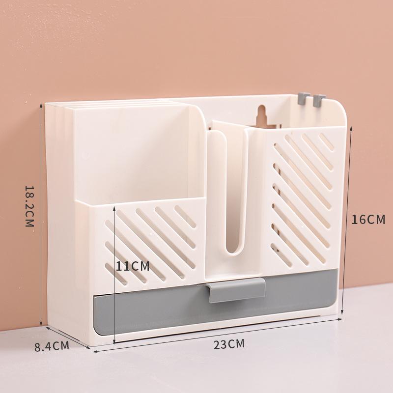 

Настенный держатель для палочек для еды, дренажная корзина для палочек для еды, органайзер для кухонных принадлежностей, хранение столовых приборов 1PCS