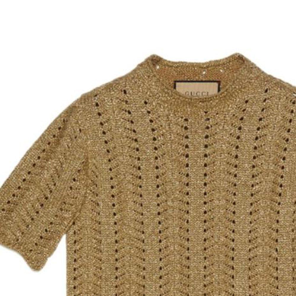 GUCCI SS22 Sweater Women's Brown 705053-XKCGF-7184