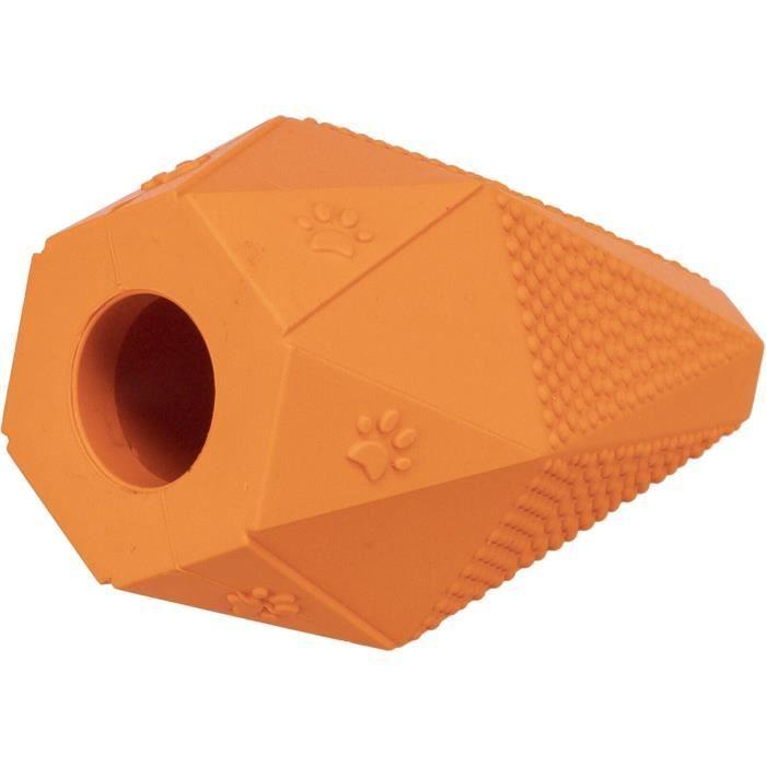 Jouet pour chien - Trixie - Jouet sauteur - Caoutchouc naturel - Pack de 3 - Orange