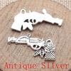 Bow Arrow Shaped Charms Pendant For Bracelet Necklace Jewelry Making Craft Findings