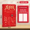 With Password Lock 100 Envelopes Money Saving Challenge Lucky Money Pu Savings Binder Reusable Portable Money Collection Book