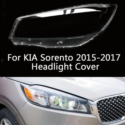 Für Kia Sorento 2015 2016 2017 2018 vorne Auto Scheinwerferabdeckung Linse Gehäuse Lampenabdeckung Lampenschirm Scheinwerfer Lichtmaske