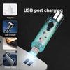 USB Rechargeable Flashlight Portable EDC Pocket Flash Light 6 Modes Outdoor Hiking Camping Mini Flashlight with Tail Magnet