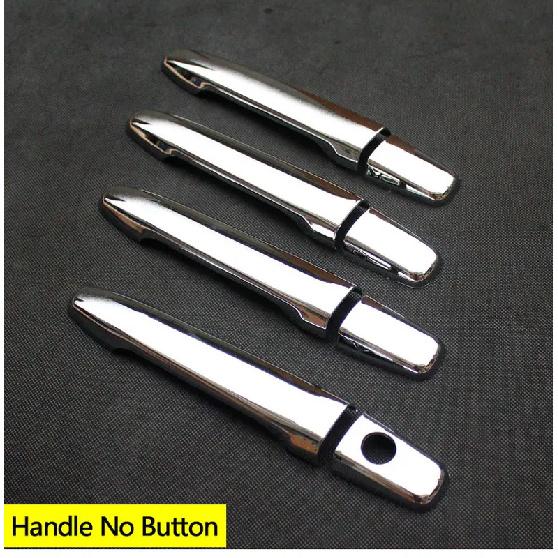 For Mitsubishi Lancer Accessories Chrome Door Handle Luxury No Rust Lancer 10 Lancer X Lancer EX Car Stickers Car Styling