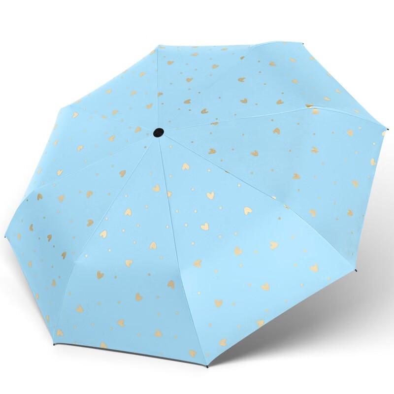Meidu 3-Fold Heart UV & Rain Umbrella