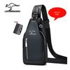 Men's Waterproof Oxford Cloth Crossbody Chest Bag - Korean Style, Trendy, Wear-Resistant, Single Shoulder Bag