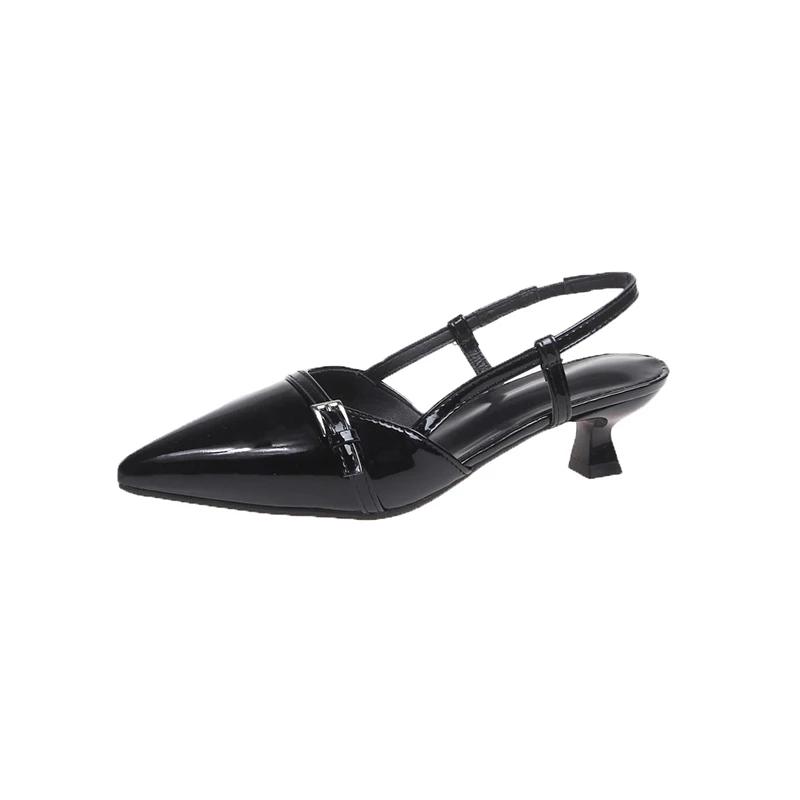 

Fashion Ladies Shoes on Offer 2025 Summer High Heel Women s Sandals Fashion Elegant Pointed Toe Dress Sandalias Dancing Party Prom Shoes 35