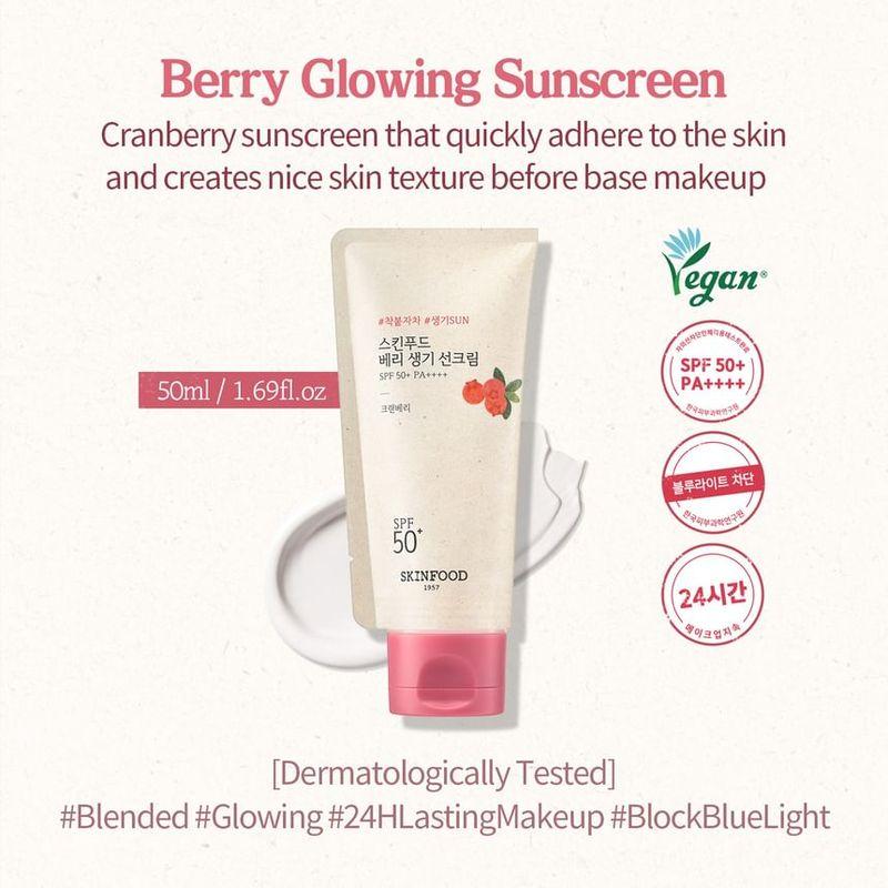 SKINFOOD - Berry Glowing Sun Cream Mini