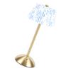 Pleated Table Lamp Cordless Touch Control   1200mAh Rechargeable Battery Operated Nightstand Lamp for Bedroom Living Room