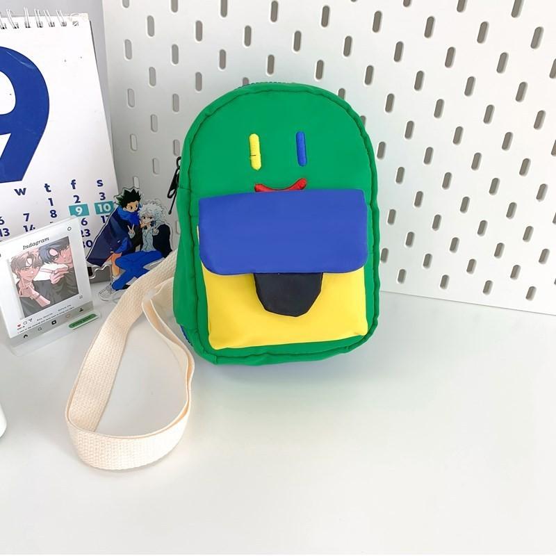 Очаровательная Мультяшная Детская Сумка Через Плечо Милая Вышитая Холщовая Сумка на Плечо Для Мальчиков и Девочек
