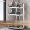 Miflame Stainless Steel 3-Tier Corner Spice Rack