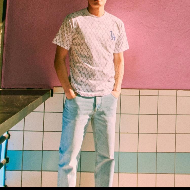 New MLB Los Angeles Dodgers T Shirt Unisex White 31TSMD031-07W