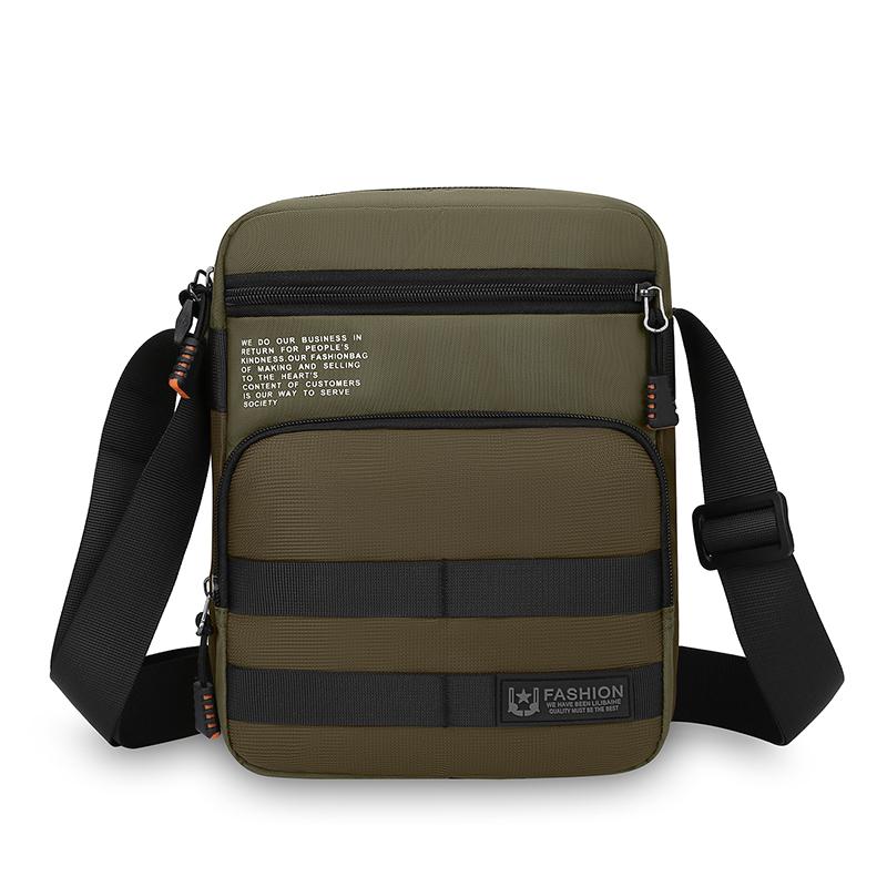 Geantă pentru bărbați Geantă de umăr cu compartimente multiple Geantă de afaceri ușoară Geantă crossbody de călătorie