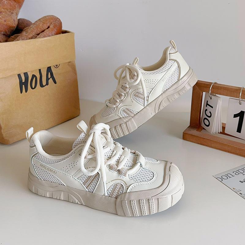 American Mountaineering Women's Shoes 2025 Platform Dad Shoes Versatile Hiking Shoes BE-6853