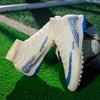 Boys Girls Soccer Cleats High-top Training Football Cleats Kids Ankle-high Soccer Shoes Lightweight Outdoor Futsal