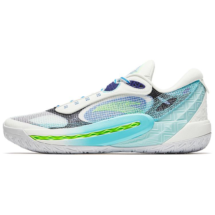 Anta Shock Wave 6 Men White Blue 112431106Q-2 44.5