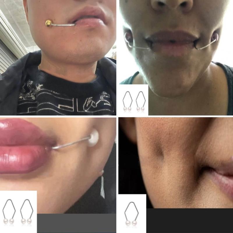1 Pair Dimple Maker Dimple Trainer Fashion Jewelry Accessory Natural Smile Dimple Maker Body Jewelry for Smile Training