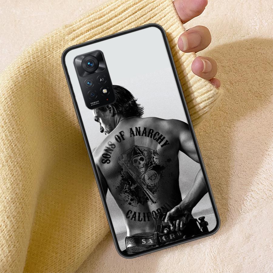 Sons of Anarchy Phone Case For Redmi 13C 14C Note 14 13 Pro Plus 5G 12 12C 10A 10C 10 9A 9C 9T 9 8 8A K70 Pro Cover TPU Shell Co