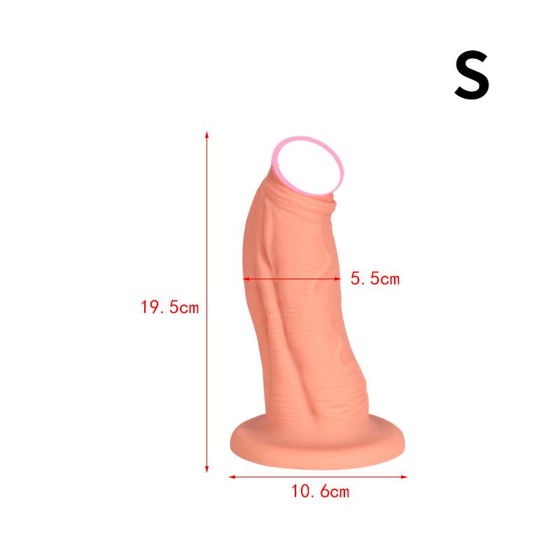 Large Liquid Silicone Dildo Women's Masturbator Fisting Pegging BDSM Adult Sex Toys Realistic Dick Big Penis Anal Plug