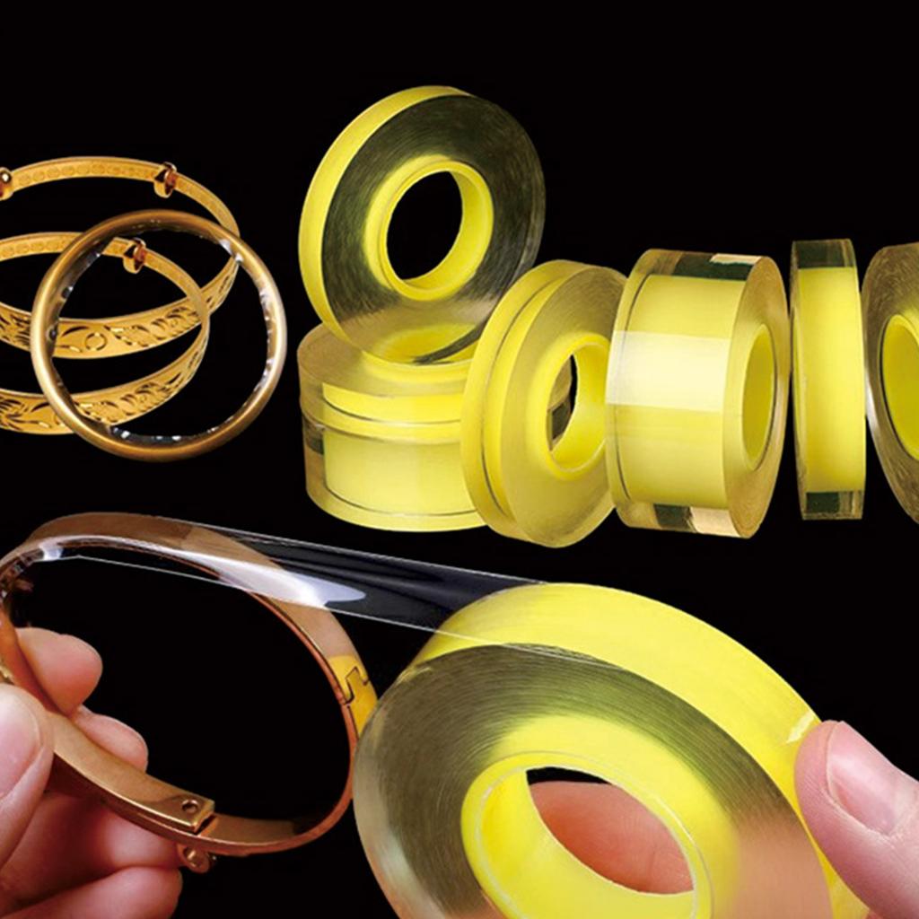 Schmuck- und Metallschutzfolienrolle Hohe Transparenz PVC Einfach anzubringende und zu entfernende Folie Vitrinenschutz