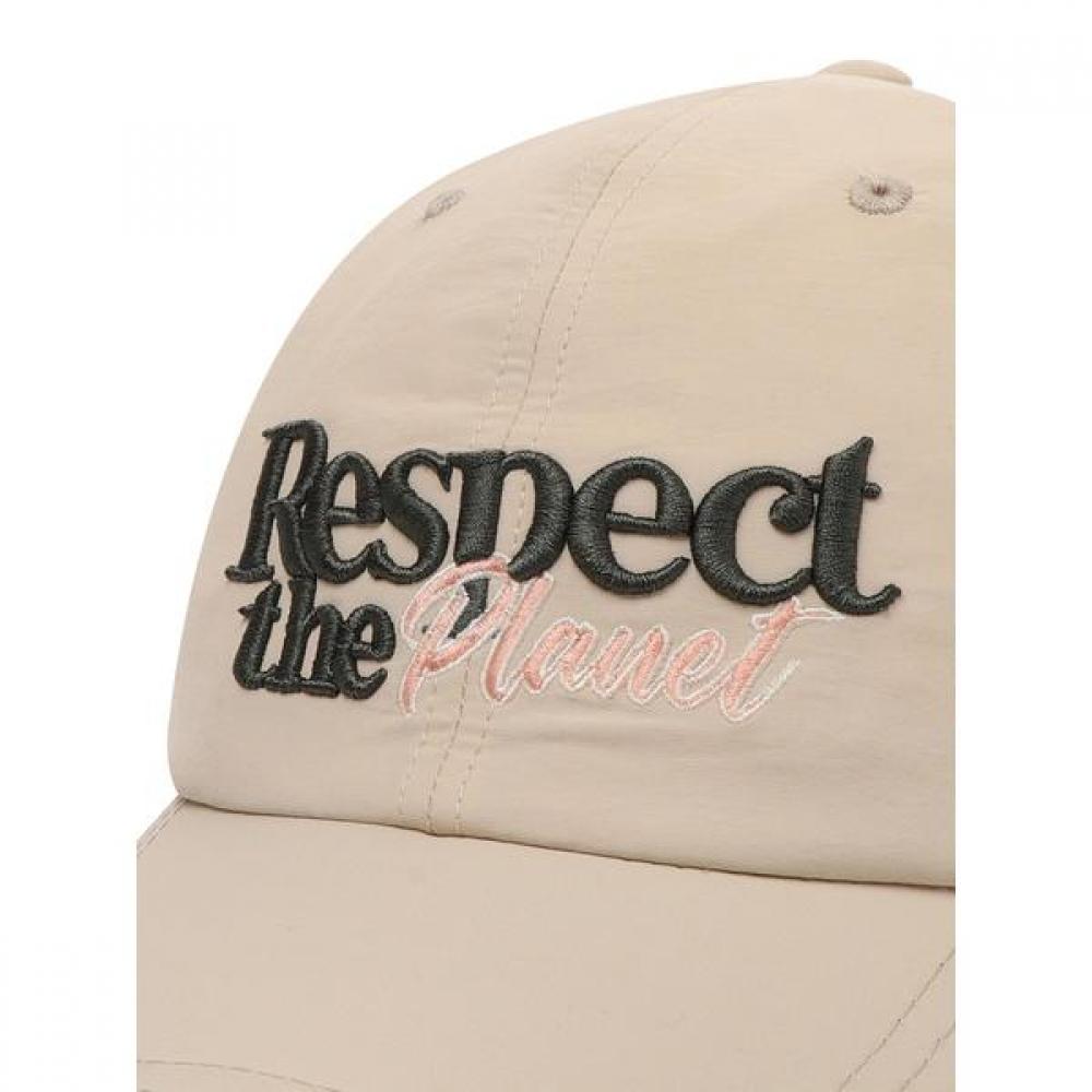 Bbc Earth Convertible Embroidered Cap  Light Beige 