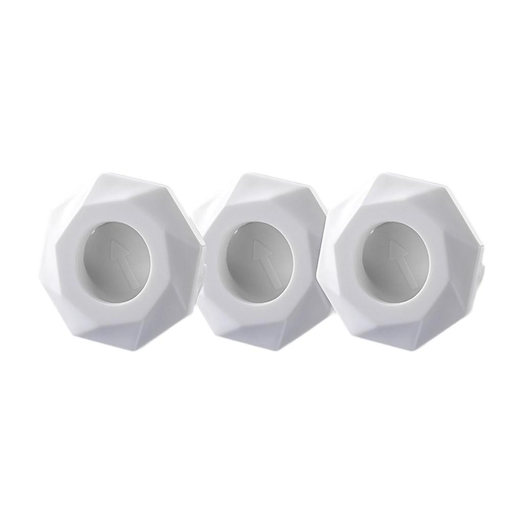 3 Pieces Sink Overflow Cover Basin Trim Vanity Overflow Ring