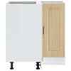 Corner Kitchen Base Cabinet Porto Sonoma Oak Wood Composite