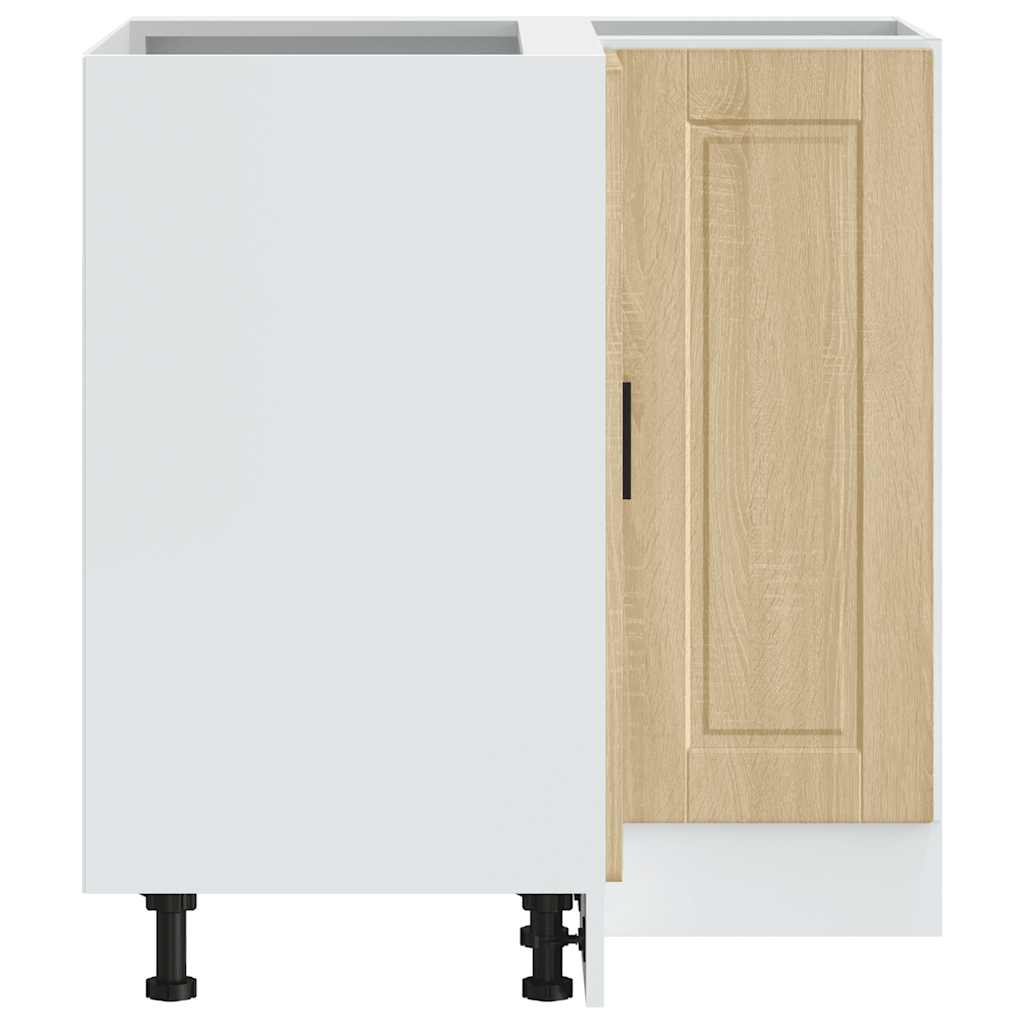 Corner Kitchen Base Cabinet Porto Sonoma Oak Wood Composite