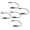 5x SAE Connection To DC Female Motorcycle Clothing Adapter