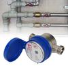 1Pcs Smart Digital Water Meter Household Mechanical Rotor Pointer Cold Water Meter 360° Adjustable Rotation Counter