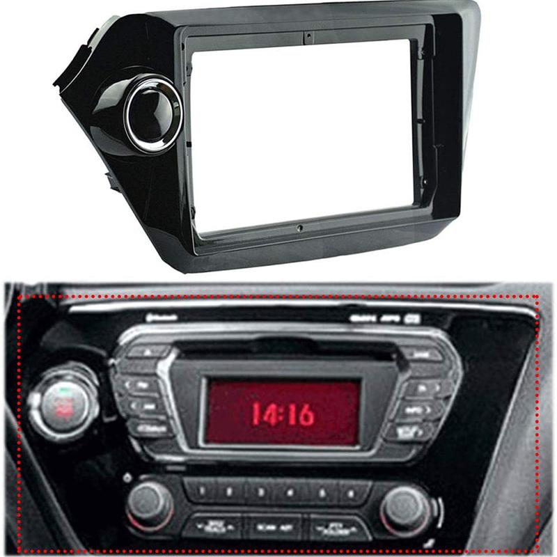 2 Din Car Fascia Radio Frame for Kia Rio3 Rio 3 K2 2010-2016 Transition Car Player Navigation DVD Frame with