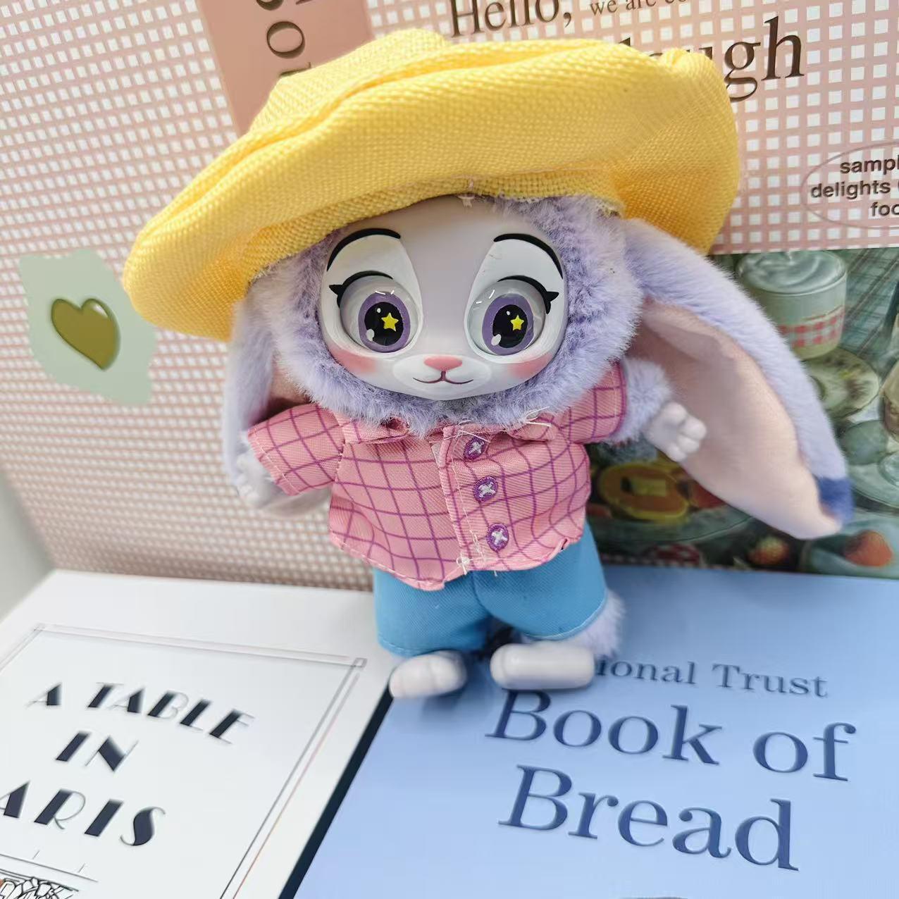 Zootopia Gel Plush Doll Backpack Pendant - Nick & Judy Trendy Toy With Blind Box and Mystery Bag