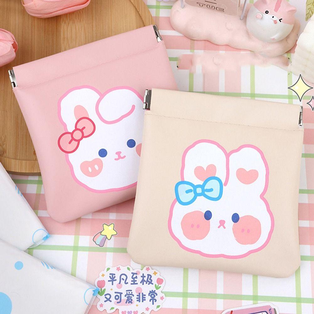 

Емкость медведя из искусственной кожи, сумка для губной помады, гигиеническая прокладка, мини-косметичка, самозакрывающийся кошелек для монет