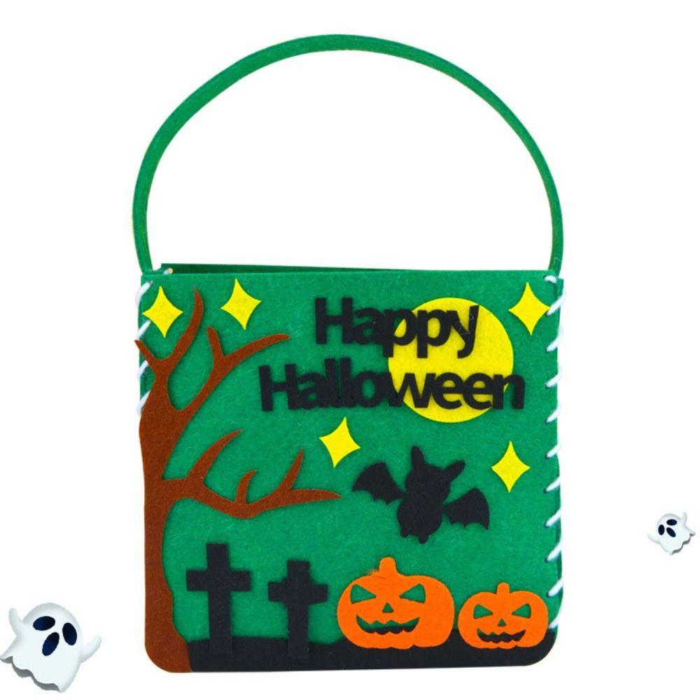Pumpkin Bag DIY Trick or Treat Bag Trick Or Treat Pumpkin Handbag  Kids/Children Style E