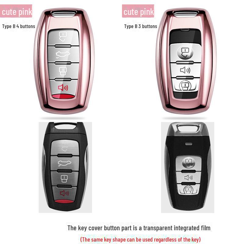 Great Wall Haval Key Cover for H6 Coupe, H2S, H4, H7, Big Dog, First Love, M6, F5, and F7 Models