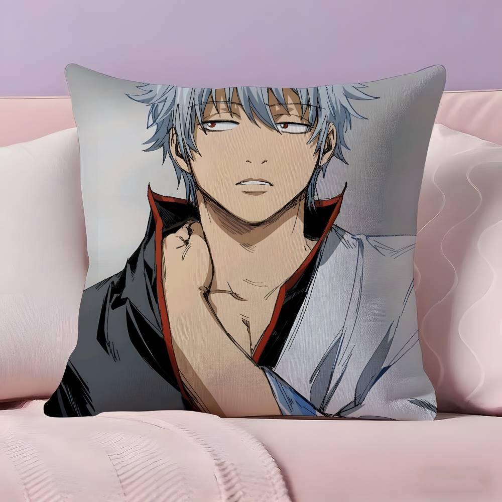 G-GINTAMA Anime Pillow Case  Ultra Soft Skin Friendly Fabric Cloud Like Comfort & Concealed Zipper