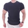 Summer T-shirt O Neck Solid Color Friendly To Skin Skin-touch Sweat Absorption Slim Fit Pullover Simple Casual Men Tops Male Clothes
