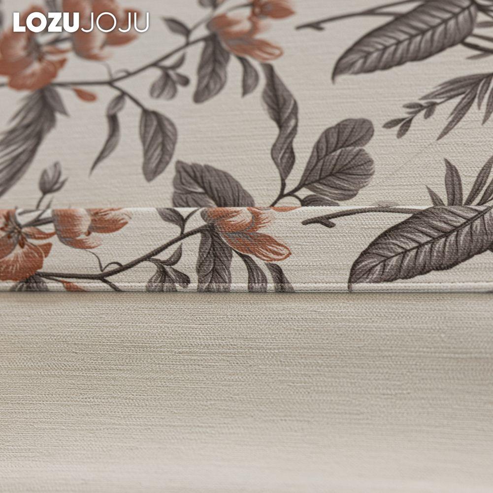 1PC LOZUJOJU American Medieval Style Blackout Curtains with High-density Printed Curtains for Bedroom Living Room Window for Home Decor