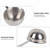 Butter Warmer Pot All In One Flat Induction Bottom Stainless Steel Mini Butter Hot Pot Milk Pot Small Saucepan 300ML