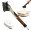 Soap Dispenser Brush Household Scrubber For Pot Ergonomic Soap Dispensing Dish Brush For Tableware Cookware Kitchen Sink Oven