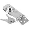 Keyed Hasp Locks Stainless Steel Locking Hasp Latch for Boat Yacht Fishing Marine Accessory