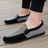 Men's Casual Canvas Shoes Light Walking Loafers Concise Breathable Driving Shoes Moccasins 2024 Summer New Work Leisure Footwear