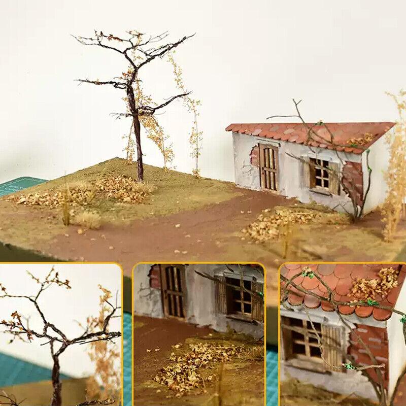 DIY Miniature Leaf 33ml Micro Landscape Model Scene Simulation Leaves Decorative Sandbox Props Sand Table Grass Tufts Accessorie