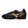 Mizuno Scarpe da Calcio per Bambini con Erba Artificiale Resistenti Basse Nere e Oro Scarpe da Calcio per Bambini P1GE232550