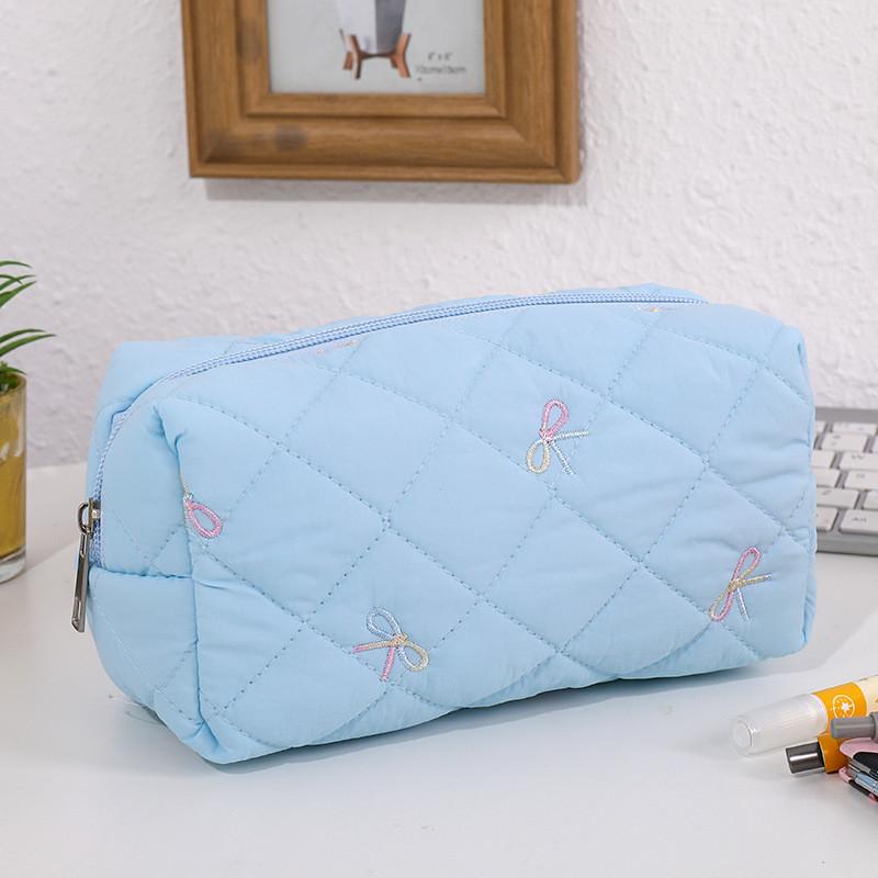 Small Flower Butterfly Bow Makeup Bag With Large Capacity For Travel And Daily Use