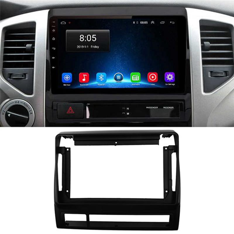 1 PCS Car Radio Fascia DVD Stereo Frame Plate Adapter Dash tallation Bezel Trim Kit 9 Inch Parts For Toyota Tacoma 2005-2013