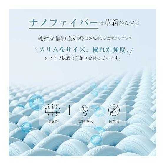 Bath towel, large size, fluffy, soft, antibacterial and deodorizing [SANRUIHE 140X70cm, 4 large sheets, gray] Nanofiber, fast water absorption, quick