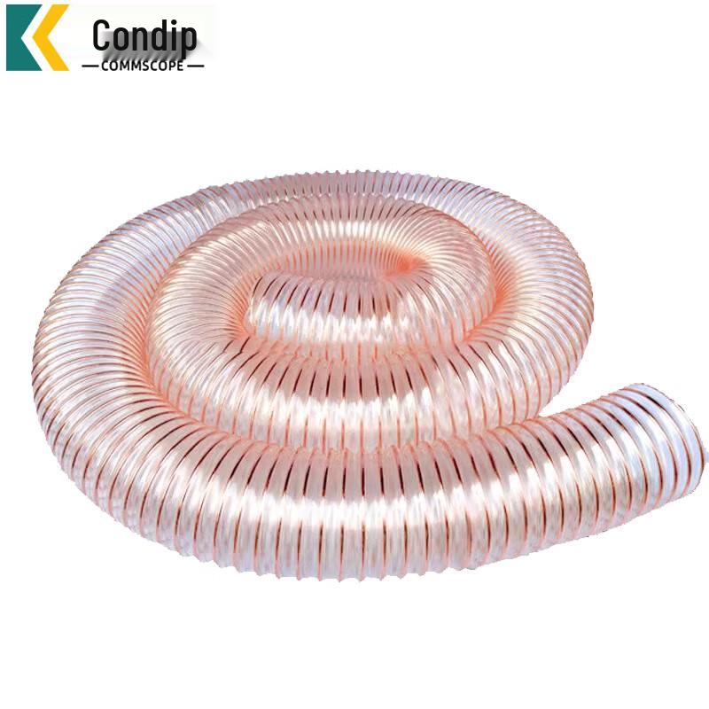 Transparent PU Steel Wire Reinforced Dust Collection Hose